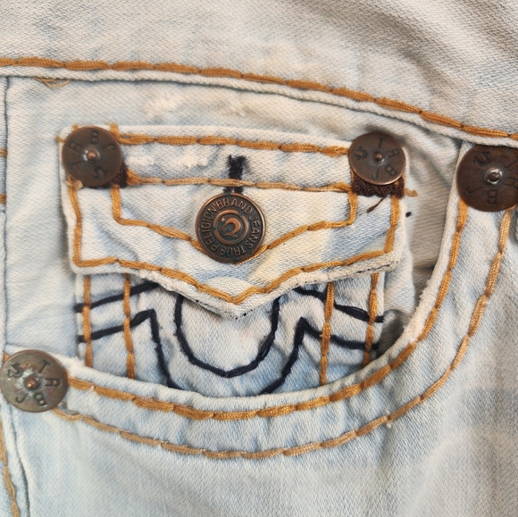 Religion Jeans Mens Ricky Super T Combo Tulsa Light Wash. Sz: 38W x 31L - Picture 5 of 7